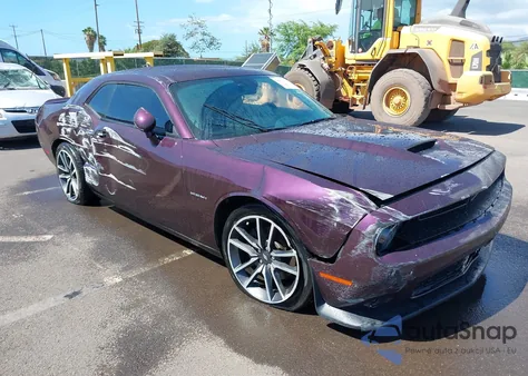 2021 Dodge Challenger R/T из США, поврежденный, VIN 2C3CDZBT6MH517483